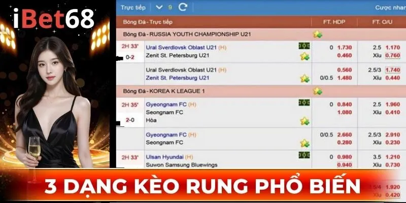 Running Ball có 3 dạng phổ biến